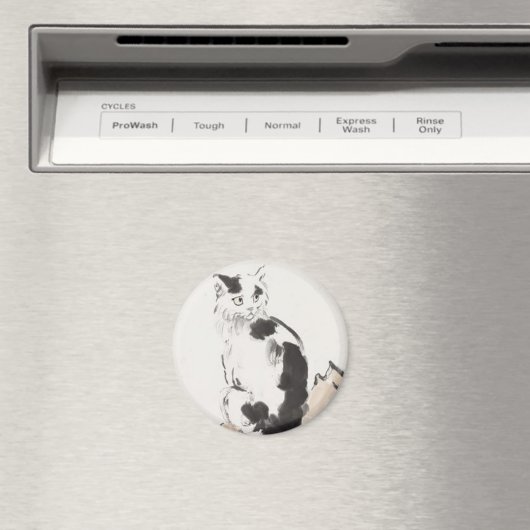 Kat (van Xu Beihong) Magneet (Insitu (Vaatwasser))