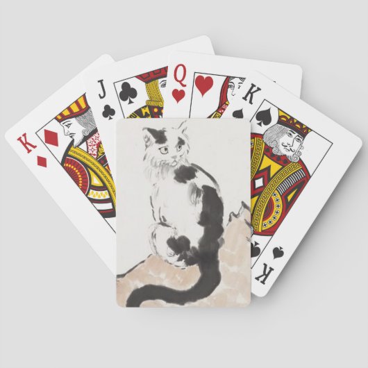 Kat (van Xu Beihong) Pokerkaarten (Achterkant)