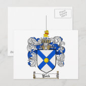 Kat van York over wapens / New York Family Crest Briefkaart (Voorkant / Achterkant)
