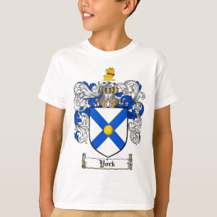 Kat van York over wapens / New York Family Crest T-shirt