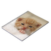 Kat van zoete puppy notitieboek (Linkerzijde)