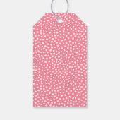 Kat van zoete Waterverf Birthday Party Cadeaulabel (Achterkant)