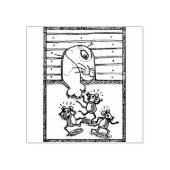 KAT VANGEN MUIZEN, MUISGAT RUBBER STEMPEL (Afrduk)