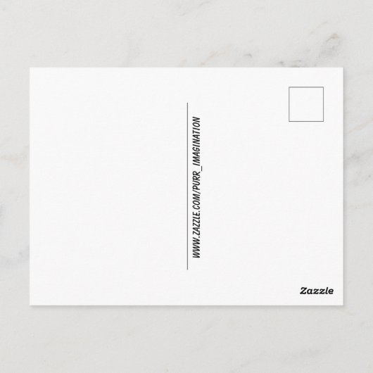 KAT VANGST IN RUIMTE OP EEN BRIEFKAART VAN DE KADD (Achterkant)