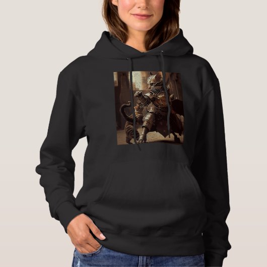 Kat Vechten Steampunk Hoodie (Voorkant)