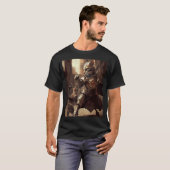 Kat Vechten Steampunk T-shirt (Voorkant volledig)