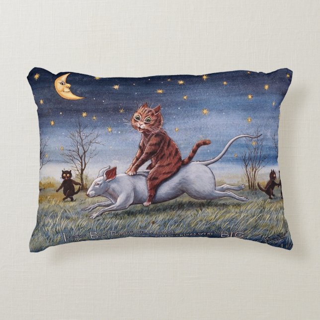 Kat Verbeelding, Louis Wain Accent Kussen (Voorkant)