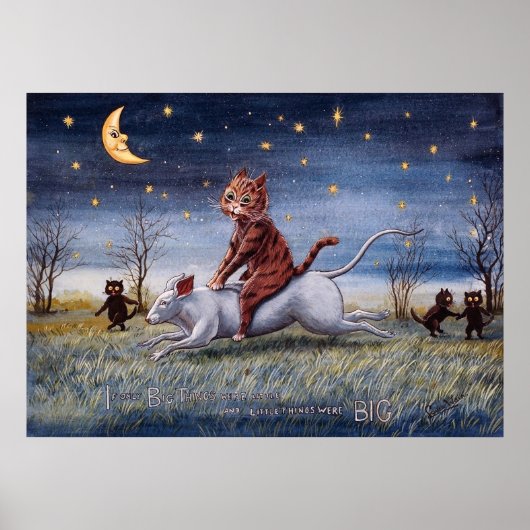 Kat Verbeelding, Louis Wain Poster (Voorkant)