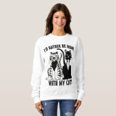 KAT - VERDER WEER THUIS MET MIJN KATTEN T-SHIRS TRUI (Voorkant volledig)