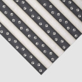 Kat Verf Drukt zwart-Antiek witte strepen Tissuepapier (Detail)