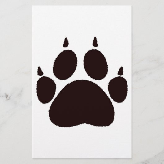 Kat verfprinters briefpapier (Voorkant)