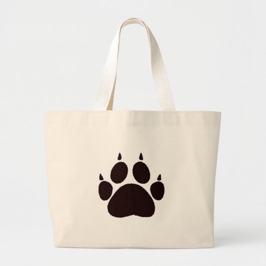Kat verfprinters grote tote bag (Voorkant)