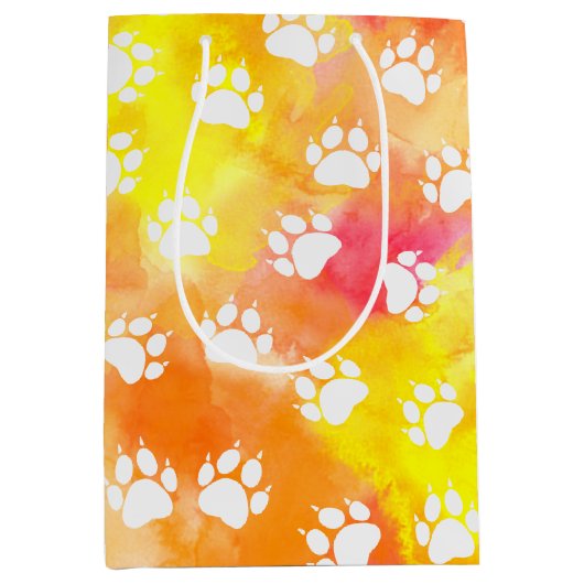 Kat verfprinters medium cadeauzakje (Voorkant)