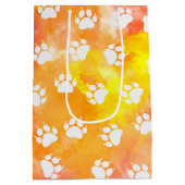 Kat verfprinters medium cadeauzakje (Achterkant)