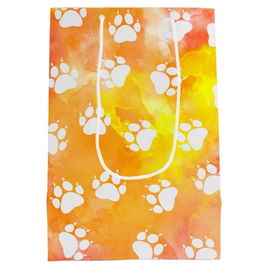 Kat verfprinters medium cadeauzakje (Achterkant)