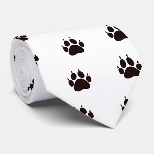 Kat verfprinters stropdas (Opgerold)