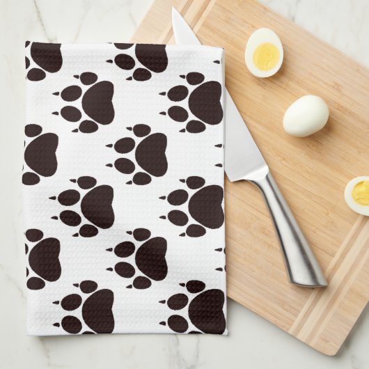 Kat verfprinters theedoek (Quarter Fold)