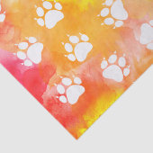 Kat verfprinters tissuepapier (Detail)