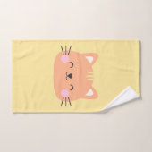 Kat Verjaardag Kinderen Kunst Handdoek (Handdoek)