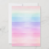 kat verjaardag kitten partij pawty meisje kaart (Achterkant)