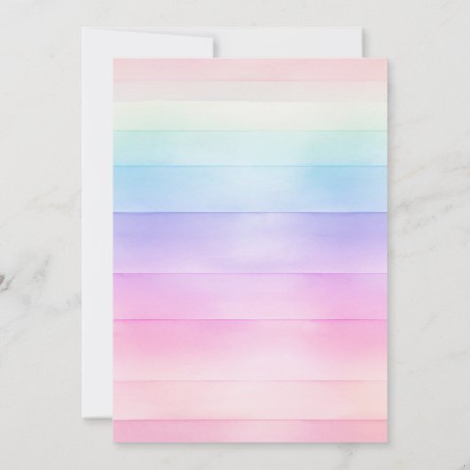 kat verjaardag kitten partij pawty meisje kaart (Achterkant)