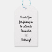 kat verjaardagsfeestje cadeaulabel (Achterkant)