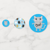 kat verjaardagsfeestje confetti (Achterkanten)