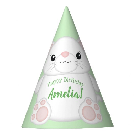 kat verjaardagsfeestje feesthoedjes (Voorkant)