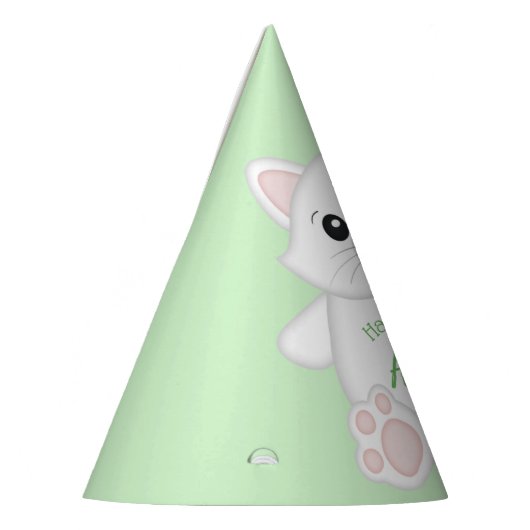 kat verjaardagsfeestje feesthoedjes (Links)