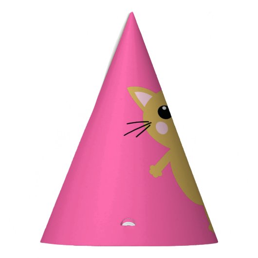 kat verjaardagsfeestje feesthoedjes (Links)