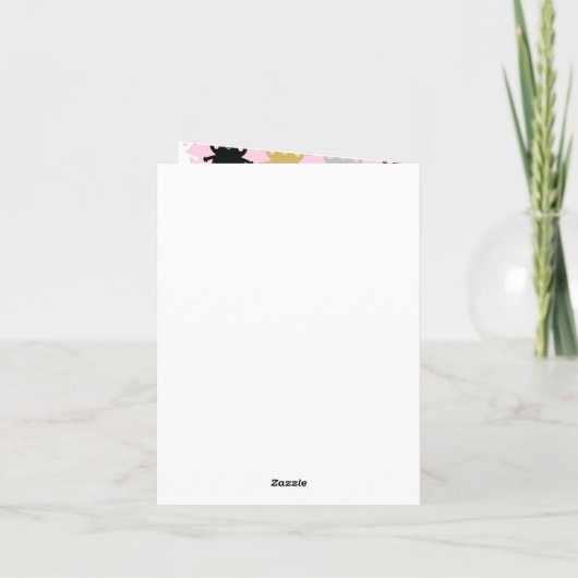 kat verjaardagsfeestje kaart (Achterkant)