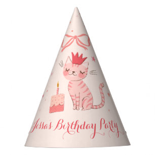Kat Verjaardagsfeestje Pet Feesthoedjes