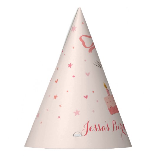 Kat Verjaardagsfeestje Pet Feesthoedjes (Links)