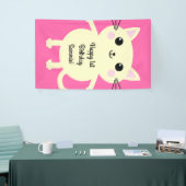 kat verjaardagsfeestje spandoek (Beurs)