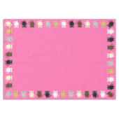 kat verjaardagsfeestje tafelkleed (Voorkant (Horizontaal))