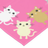 kat verjaardagsfeestje tafelkleed (Gekanteld)