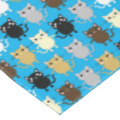 kat verjaardagsfeestje tafelkleed (Gekanteld)