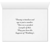  Kat/verjaardagskaart van oudere generatie (Binenzijde Horizontaal (Onderkant))