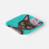 Kat Verjaardagsviering Party Bord (Gebogen)