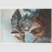 Kat verkleed als Pirate Decoupage Tissuepapier (Voorkant)