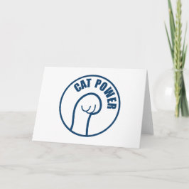 Kat-vermogen Bedankkaart