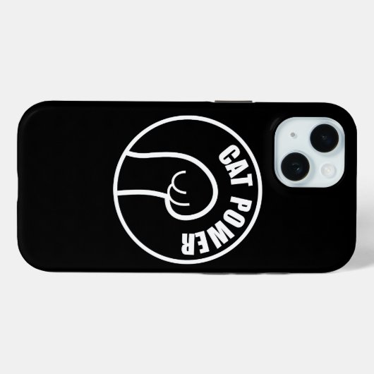 Kat-vermogen Case-Mate iPhone Case (Achterkant (horizontaal))