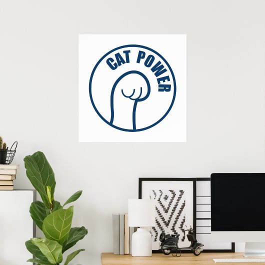 Kat-vermogen Poster (Thuiskantoor)