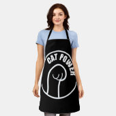 Kat-vermogen Schort (Gedragen)