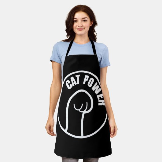Kat-vermogen Schort (Gedragen)