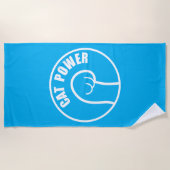 Kat-vermogen Strandlaken (Voorkant)