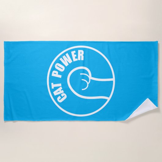 Kat-vermogen Strandlaken (Voorkant)