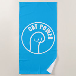 Kat-vermogen Strandlaken