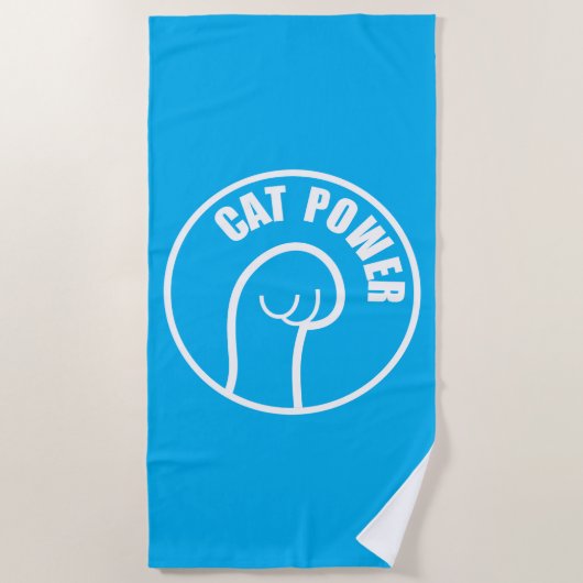 Kat-vermogen Strandlaken (Voorkant)