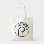 Kat-vermogen Tote Bag (Voorkant)